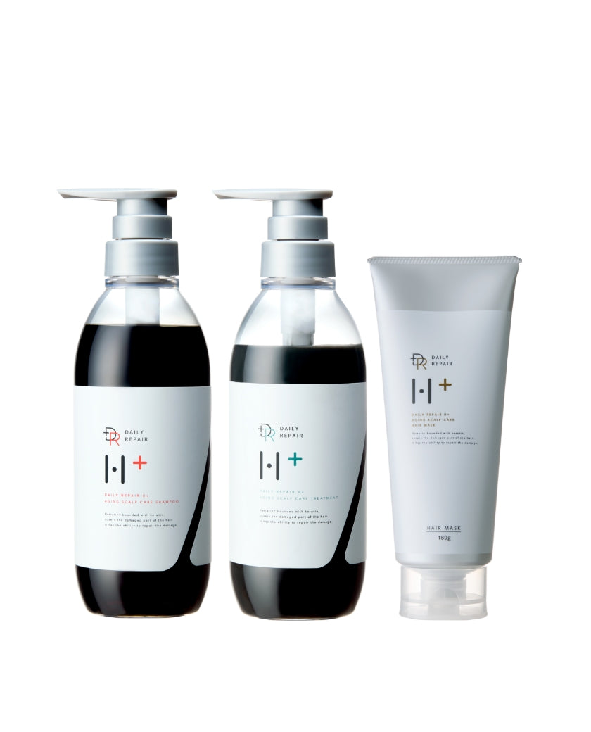 DRH+】エイジングスカルプケア ヘアマスク3点SET(シャンプー