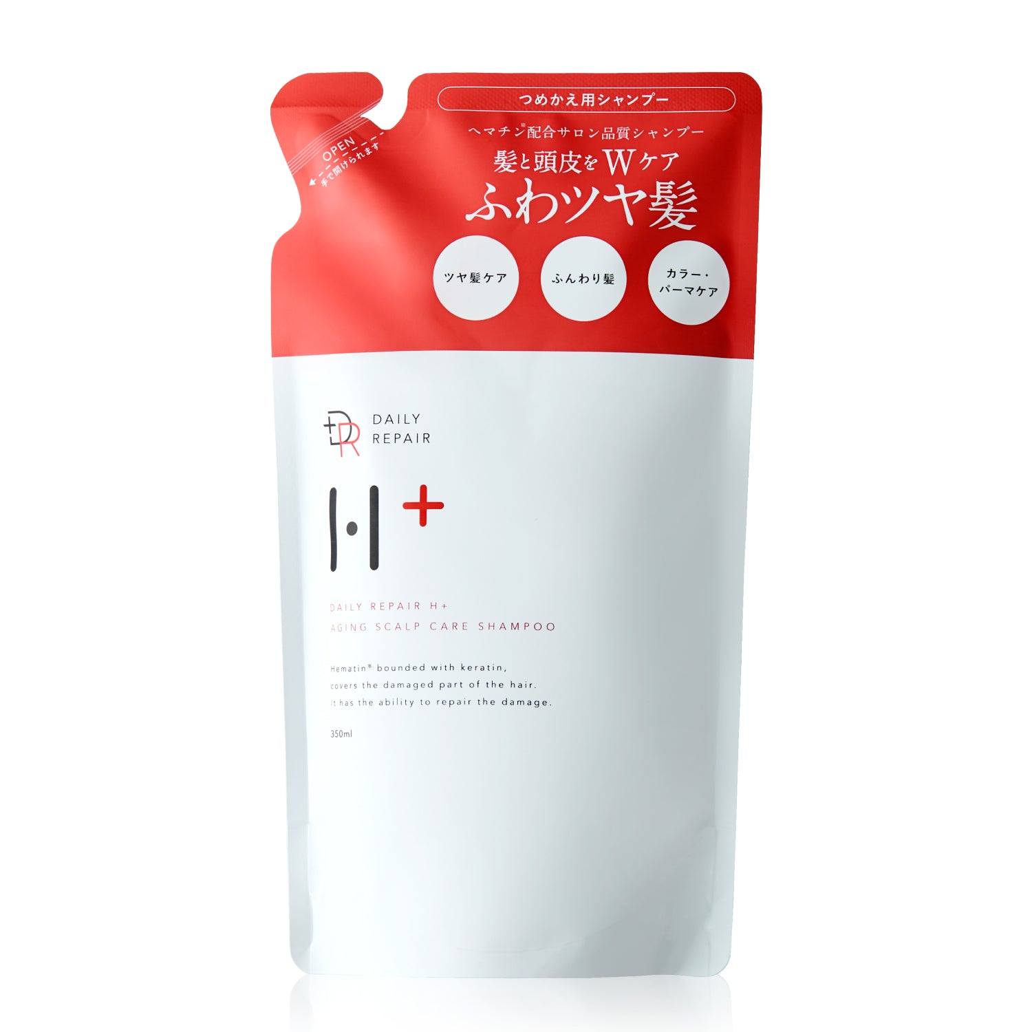 DRH+】エイジングスカルプケア シャンプー詰替え /単品 350ml(ヘマチン