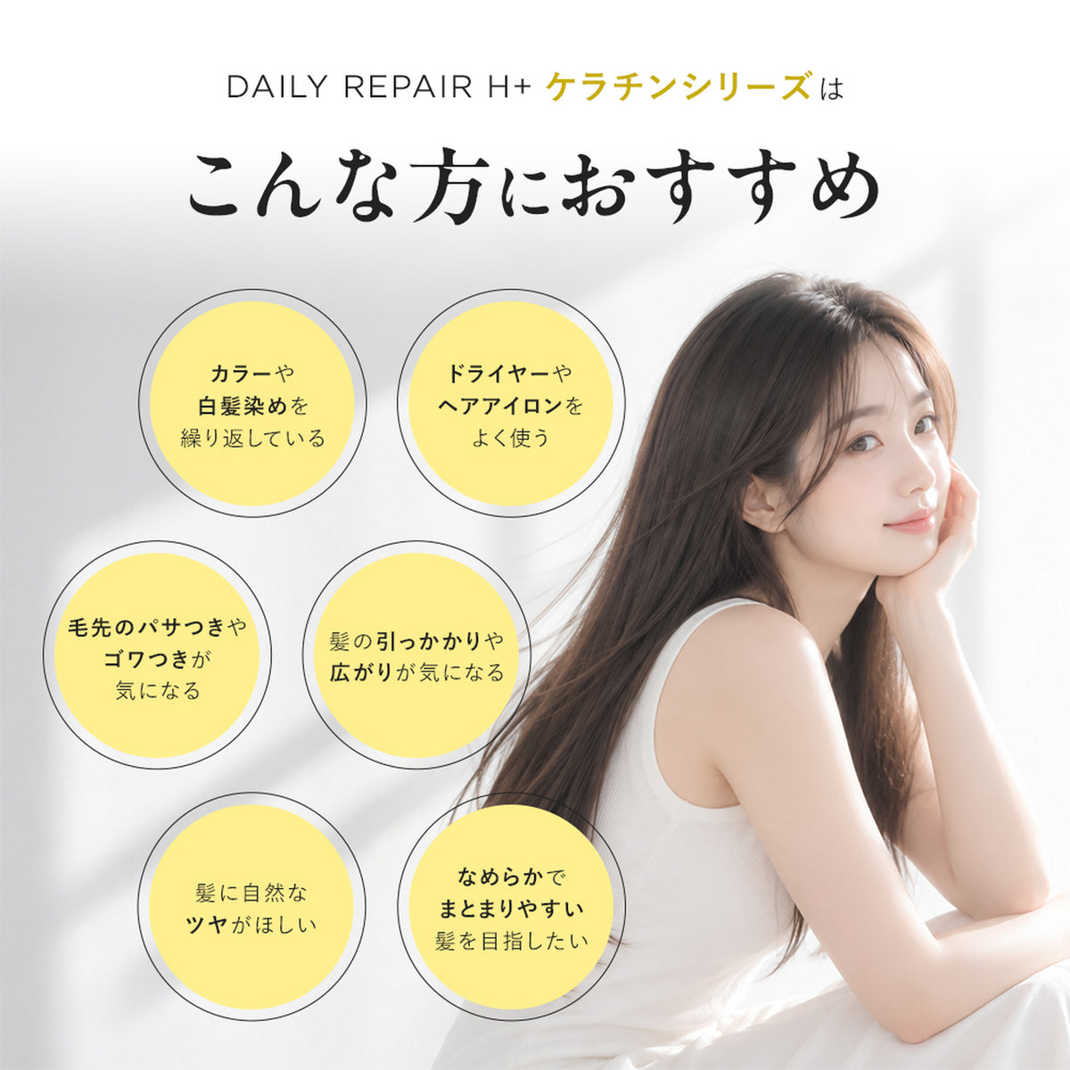 【DRH+】ケラチンダメージリペア ベーシック2点SET（シャンプー/トリートメント）