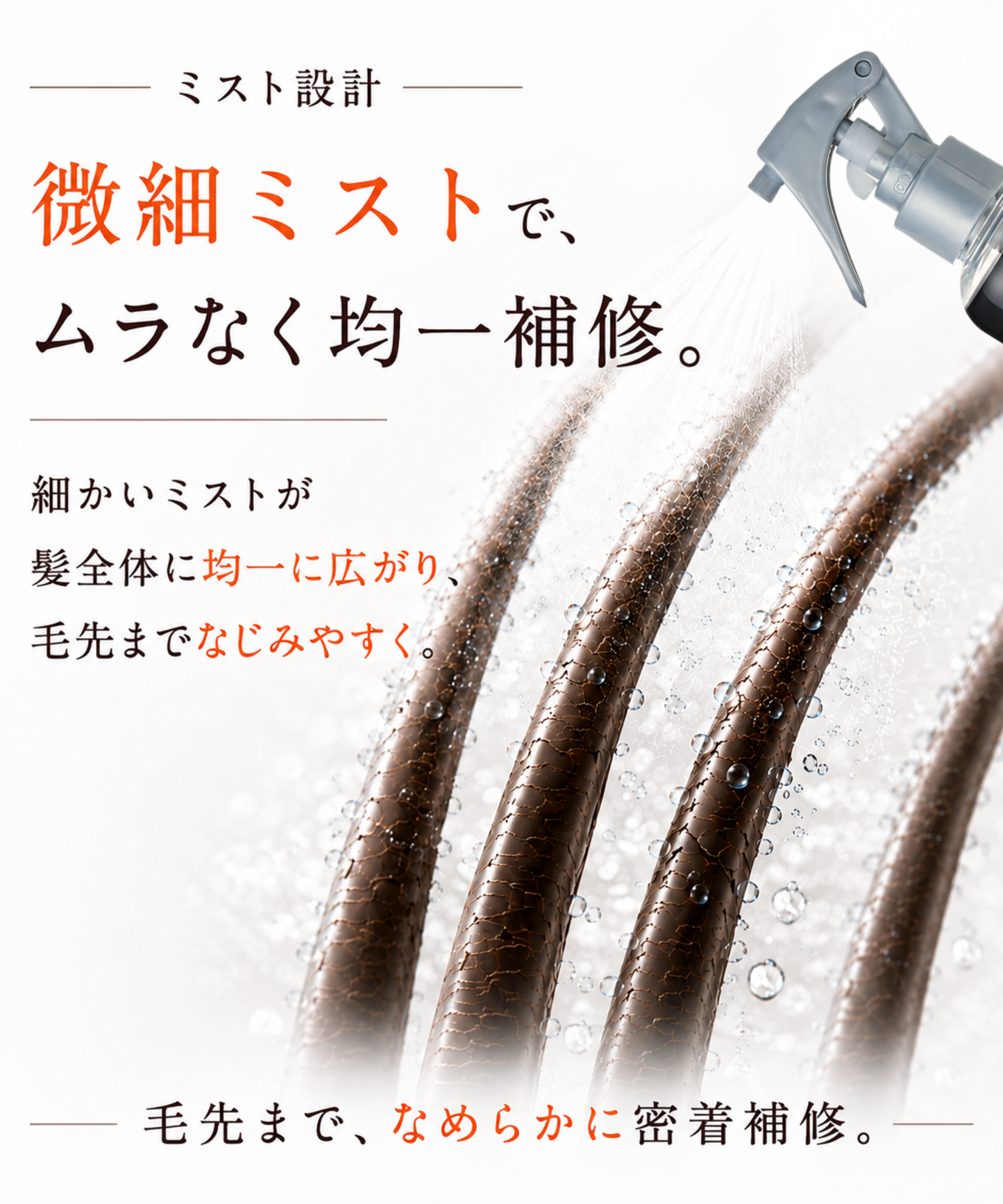 【DRH+】ダメージリペア ヘアミスト /単品 200mL(ヘマチン配合 インバス美容液ミスト)