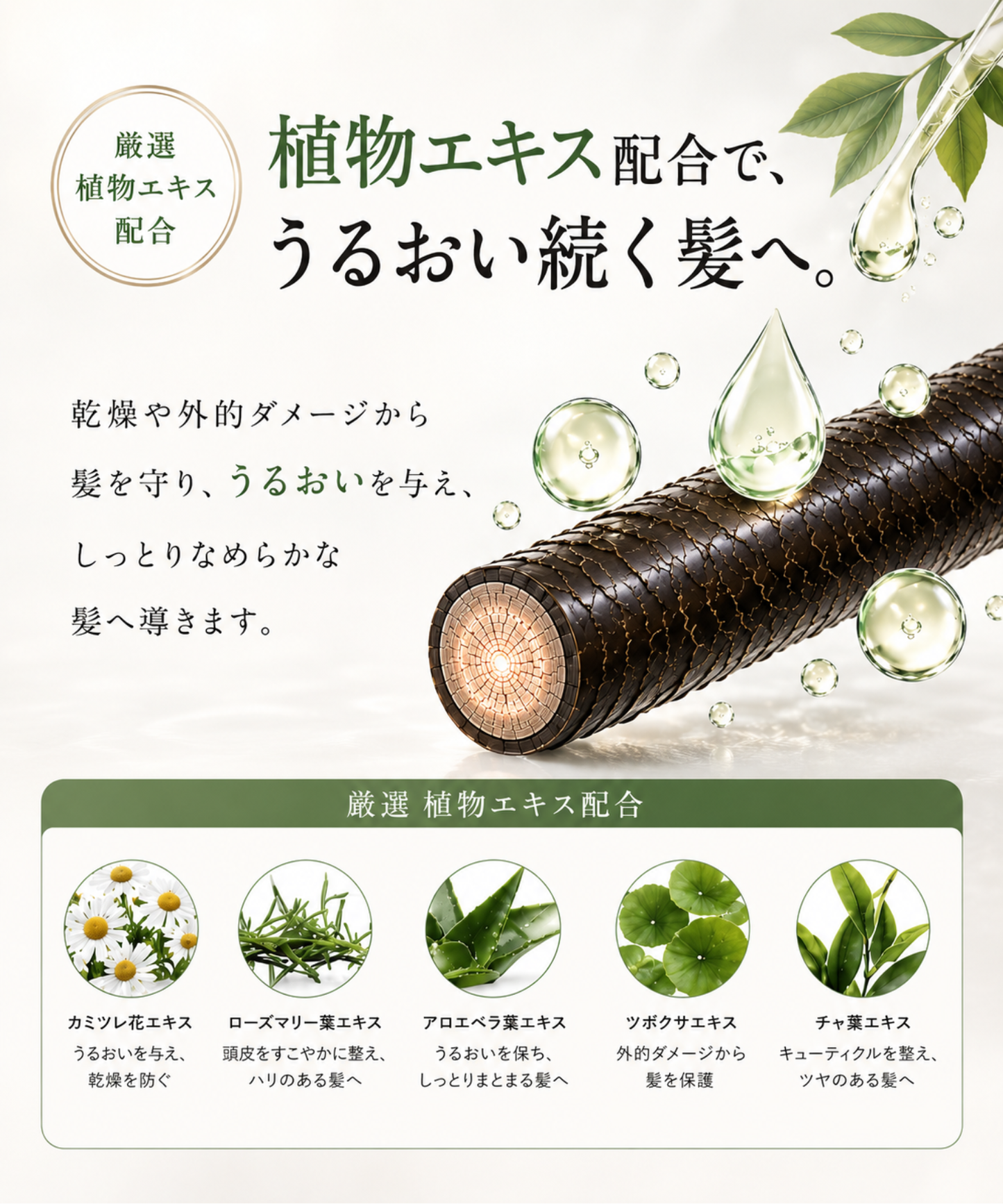 【DRH+】トリートメント リペアヘアミルク /単品 100ml (ヘマチン配合)