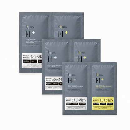 【お試し3回分】DRH+ エイジングスカルプケア シャンプー＆トリートメント ＜オイリーコントロール＞（10ml／10g×各3）