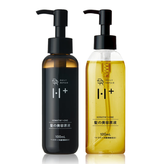 【DRH+】エイジングスカルプケア 原液美容液2点SET  (ヘマチンエアエッセンス／ケラチンヘアエッセンス)