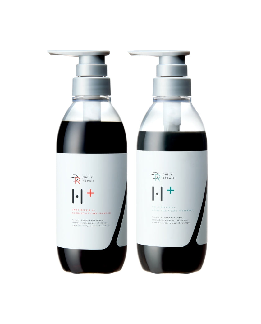 【DRH+】エイジングスカルプケア ベーシック2点SET(シャンプー/トリートメント(ヘマチン配合)