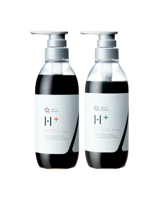 【DRH+】エイジングスカルプケア ベーシック2点SET(シャンプー/トリートメント(ヘマチン配合)