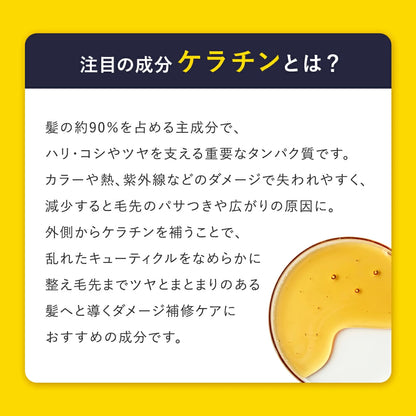 【DRH+】KERATIN+ONE ヘアエッセンス /単品 100mL (ケラチン配合 ダメージ補修)