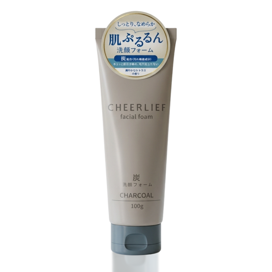 CHEERLIEF 洗顔フォーム（炭）100g｜毛穴ケア シトラスの香り