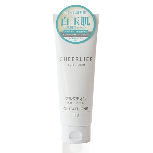 CHEERLIEF 洗顔フォーム（グルタチオン）100g｜透明感 クチナシの香り