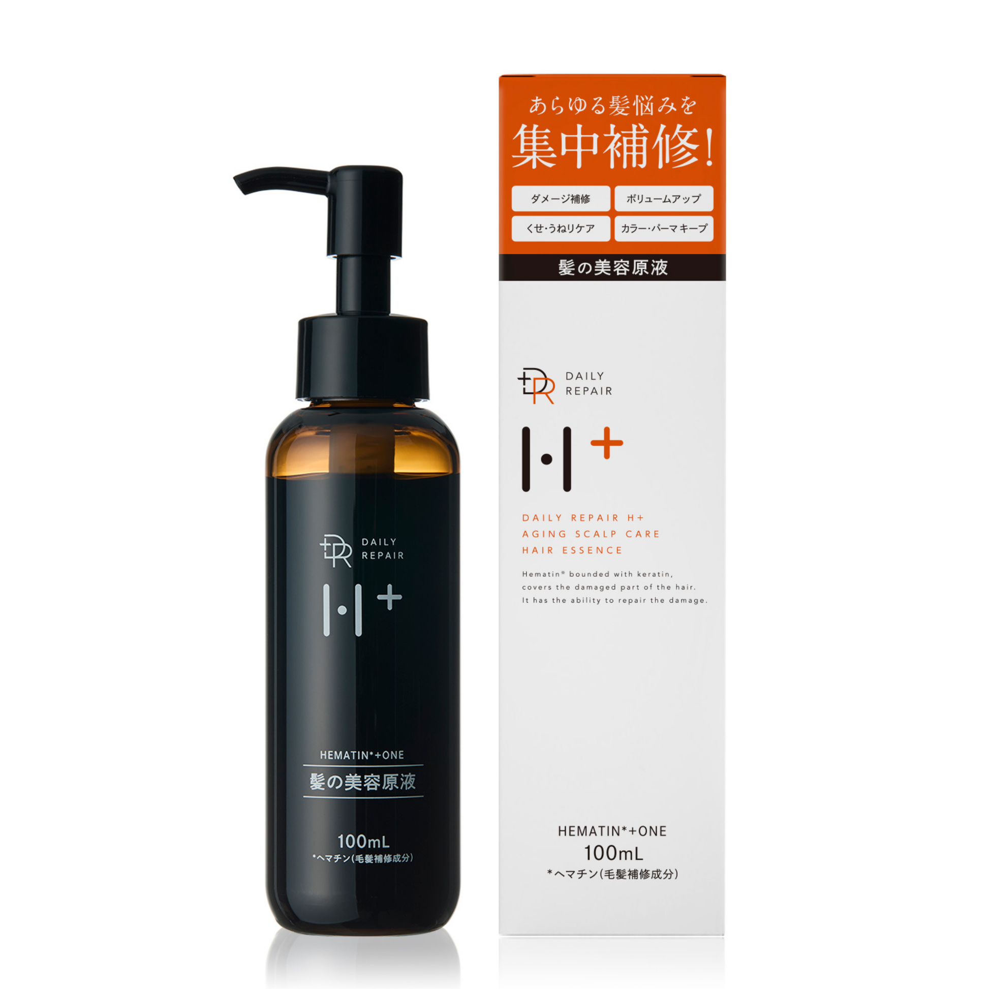 DRH+】HEMATIN+ONE ヘアエッセンス /単品 100mL(ヘマチン配合 ダメージ